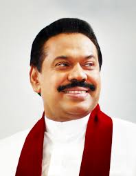 Mahinda Rajapaksa, President of Democratic Socialist Republic of Sri Lanka